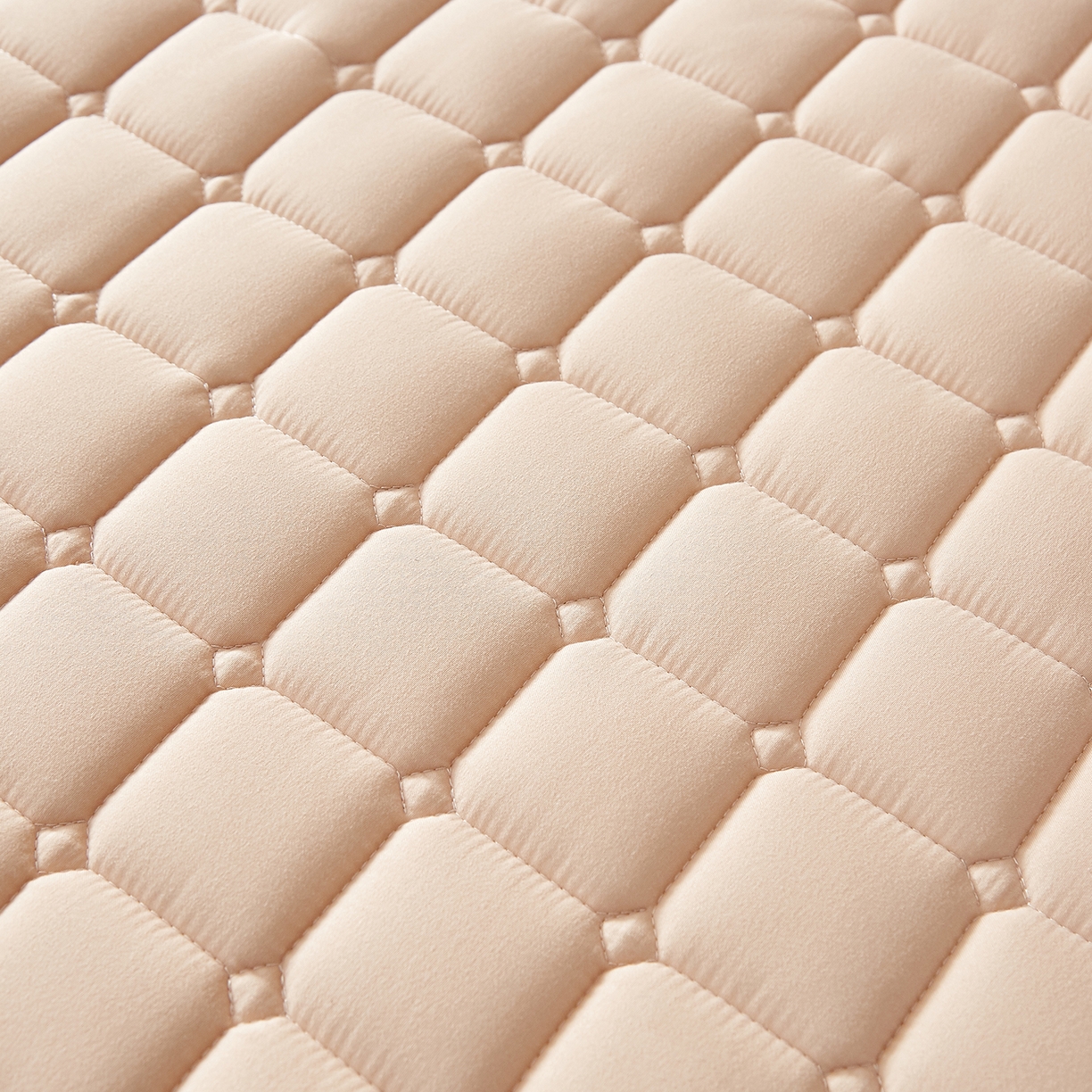 91家纺网 家纺一手货源 找家纺 （总）缦吉 2025新款A类纯色大豆纤维夹棉床护垫系列