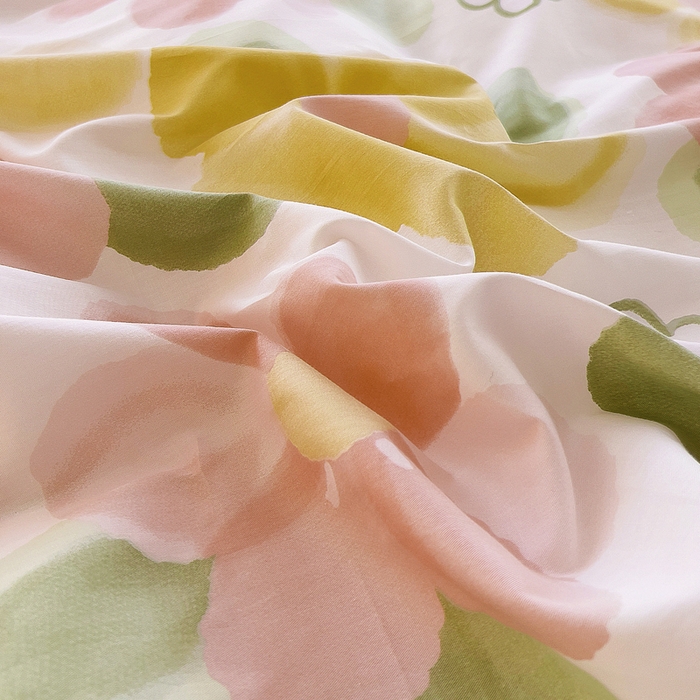 91家纺网 家纺一手货源 找家纺 琪琪阁家纺 2025秋冬新款全棉加牛奶绒单被套棉加绒被套 恋恋花语