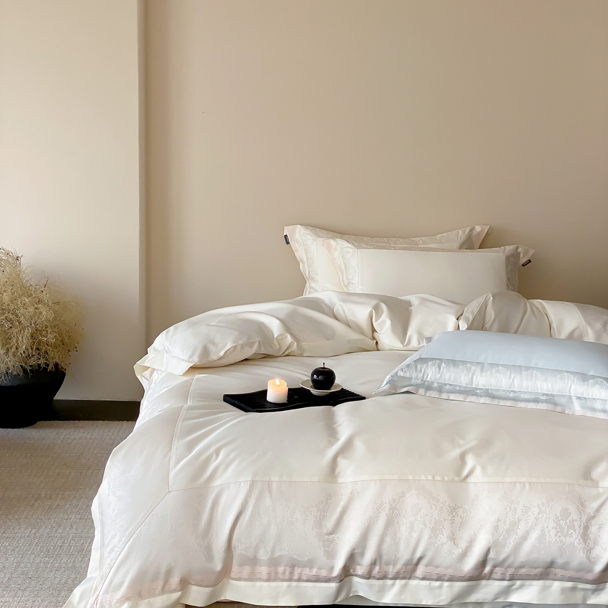 91家纺网 家纺一手货源 找家纺 （总）MIU缪家居 2025新款100支全棉四件套-露西娅【控价388】