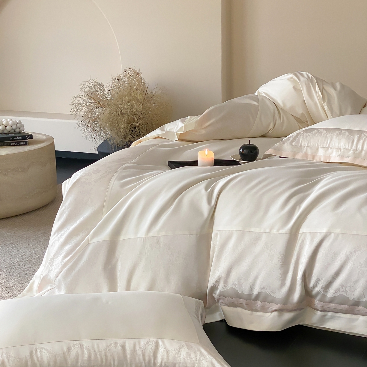 91家纺网 家纺一手货源 找家纺 （总）MIU缪家居 2025新款100支全棉四件套-露西娅【控价388】