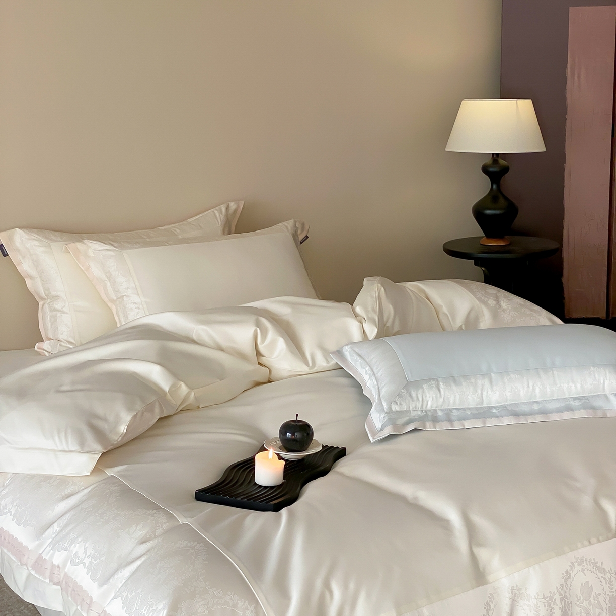 91家纺网 家纺一手货源 找家纺 （总）MIU缪家居 2025新款100支全棉四件套-露西娅【控价388】