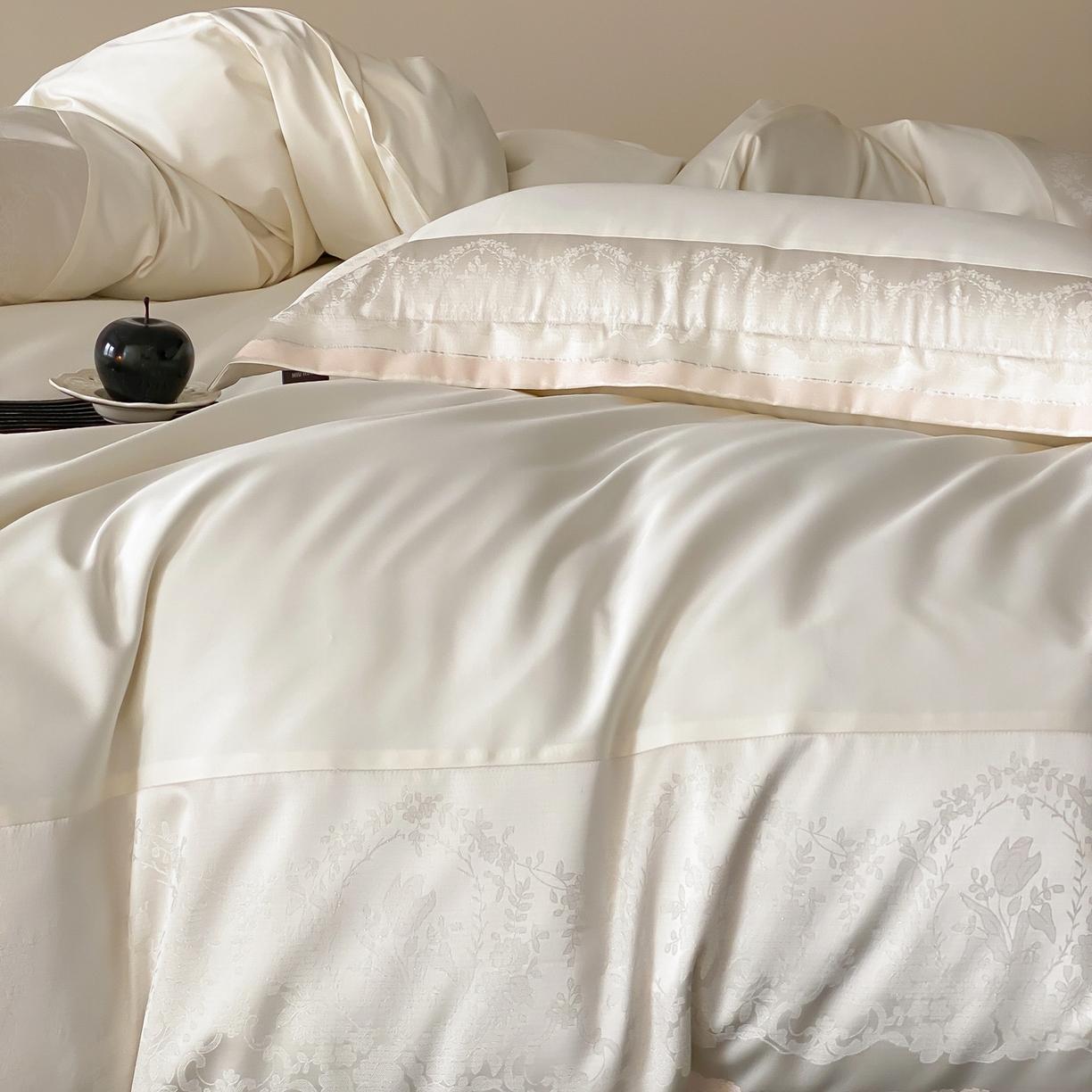 91家纺网 家纺一手货源 找家纺 （总）MIU缪家居 2025新款100支全棉四件套-露西娅【控价388】