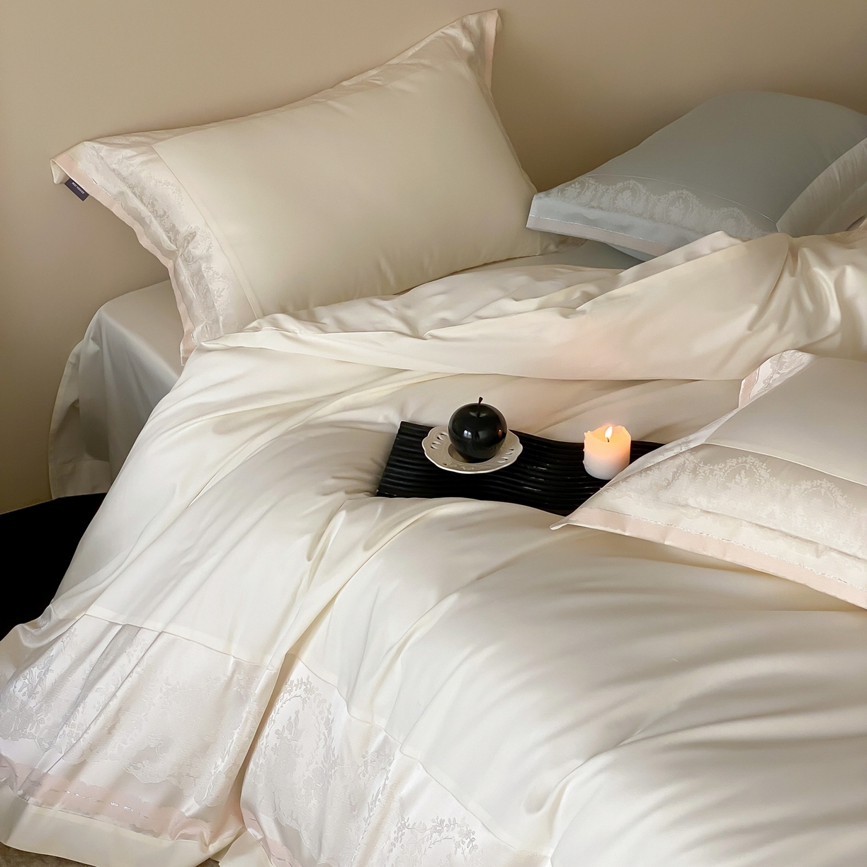 91家纺网 家纺一手货源 找家纺 （总）MIU缪家居 2025新款100支全棉四件套-露西娅【控价388】