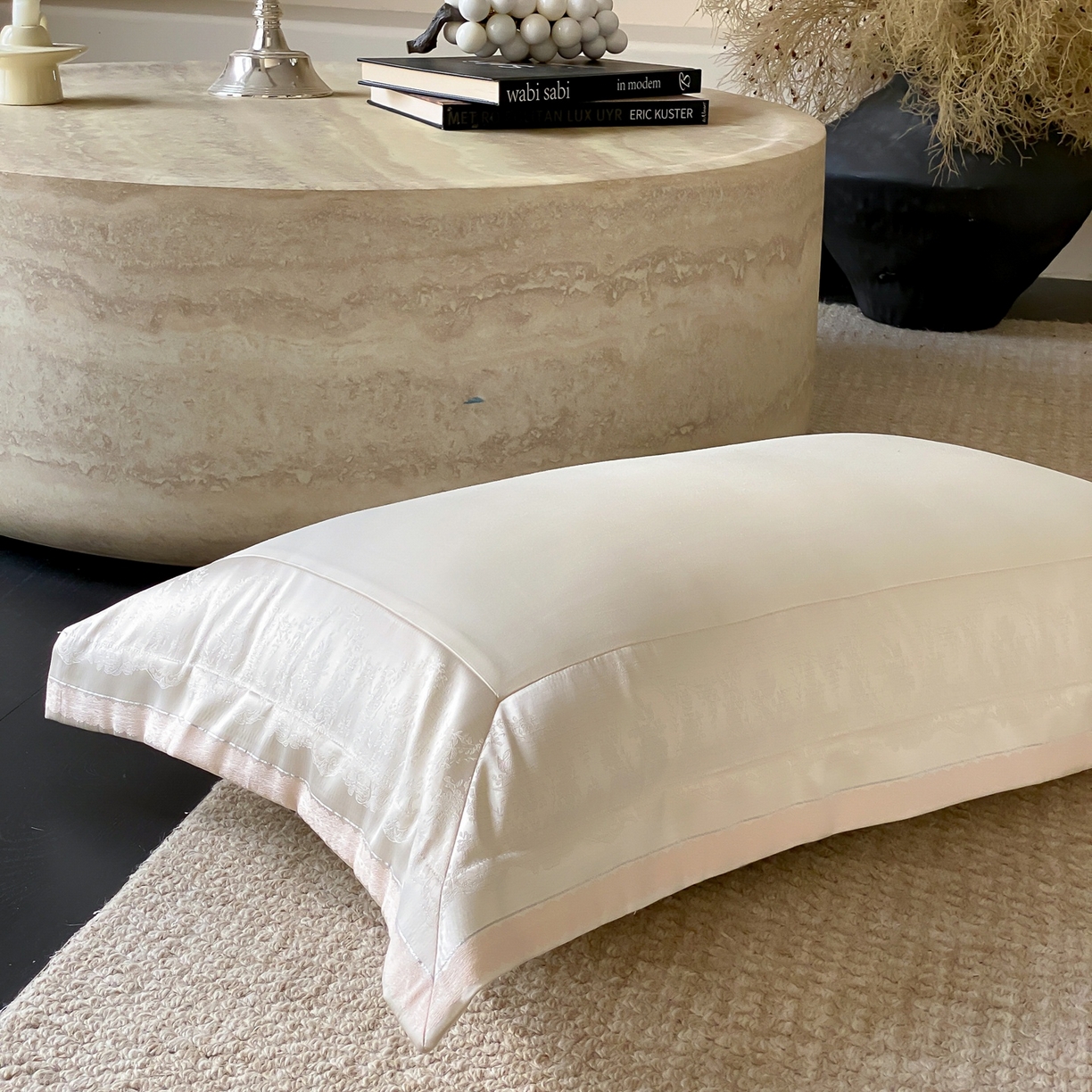 91家纺网 家纺一手货源 找家纺 MIU缪家居 2025新款100支全棉四件套-露西娅【控价388】 露西娅-白玉