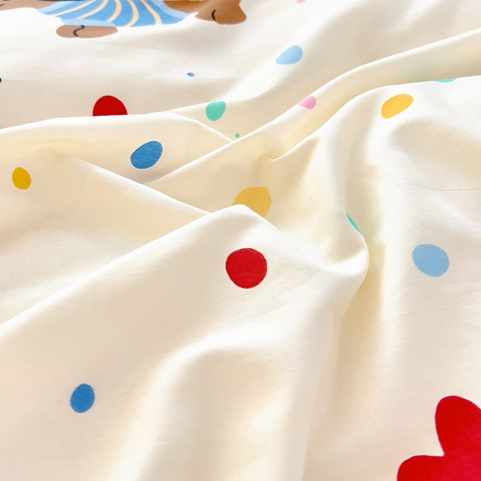 91家纺网 家纺一手货源 找家纺 琪琪阁家纺 2025秋冬新款全棉加牛奶绒单被套棉加绒被套 汪星人