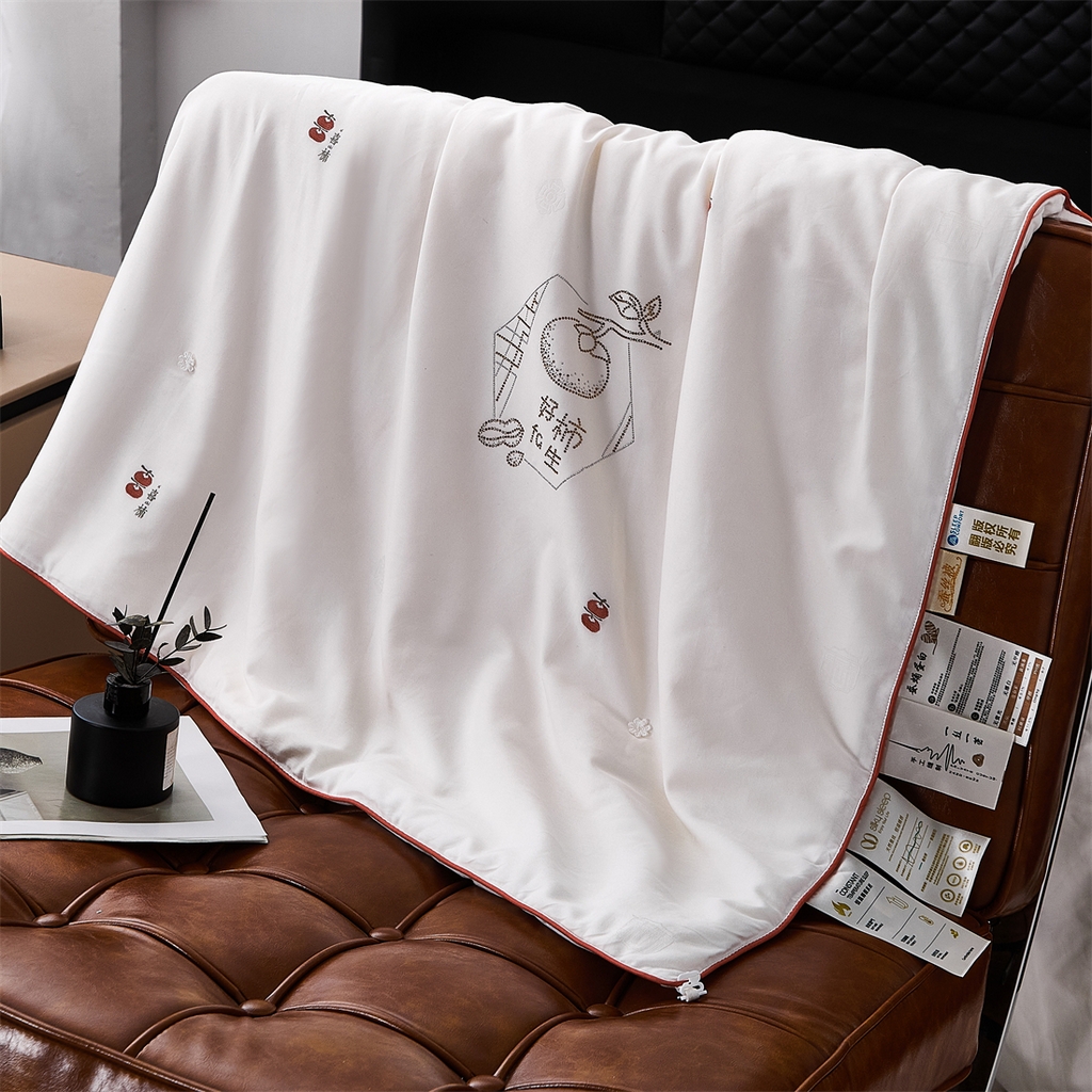 91家纺网 家纺一手货源 找家纺 缦纯蚕丝羽绒2025特级国标双宫纯桑蚕丝被 手工100%桑蚕丝被子 双宫长丝绵被子 子母四季被 春秋被 冬被上新 保真支持检测 珍珠白