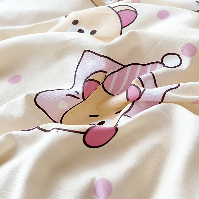 91家纺网 家纺一手货源 找家纺 琪琪阁家纺 2025秋冬新款全棉加牛奶绒单被套棉加绒被套 枕边语