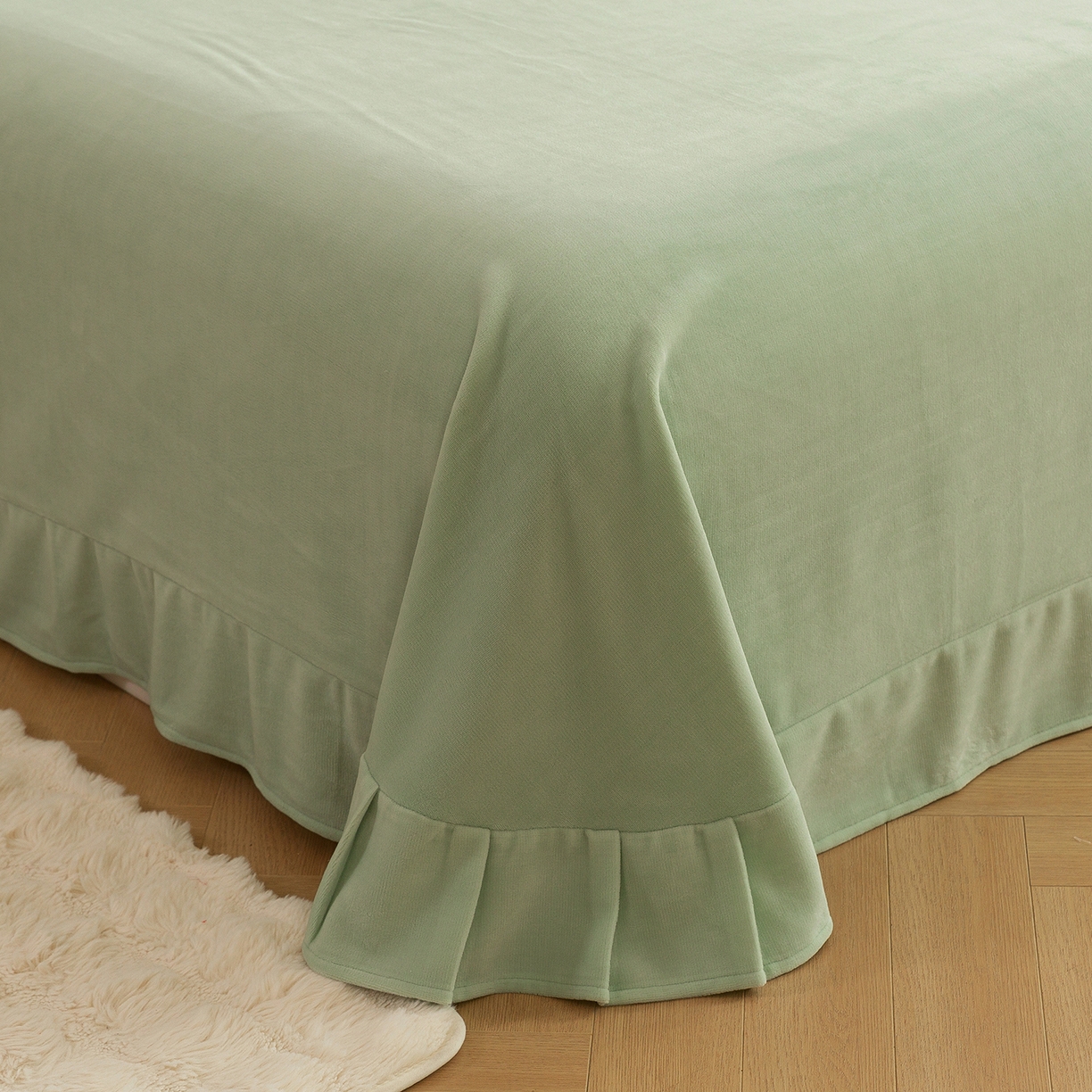 91家纺网 家纺一手货源 找家纺 （总）绒博士 2025新款220克牛奶绒刺绣四件套--叶烨生辉系列