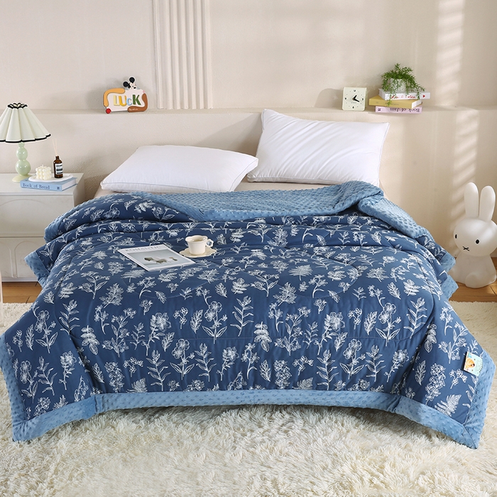 91家纺网 家纺一手货源 找家纺 （总）欧朵 2025新款A类水洗棉豆豆绒被子冬被大豆被芯春秋被冬被 幼儿园 学生宿舍 四季被空调被子