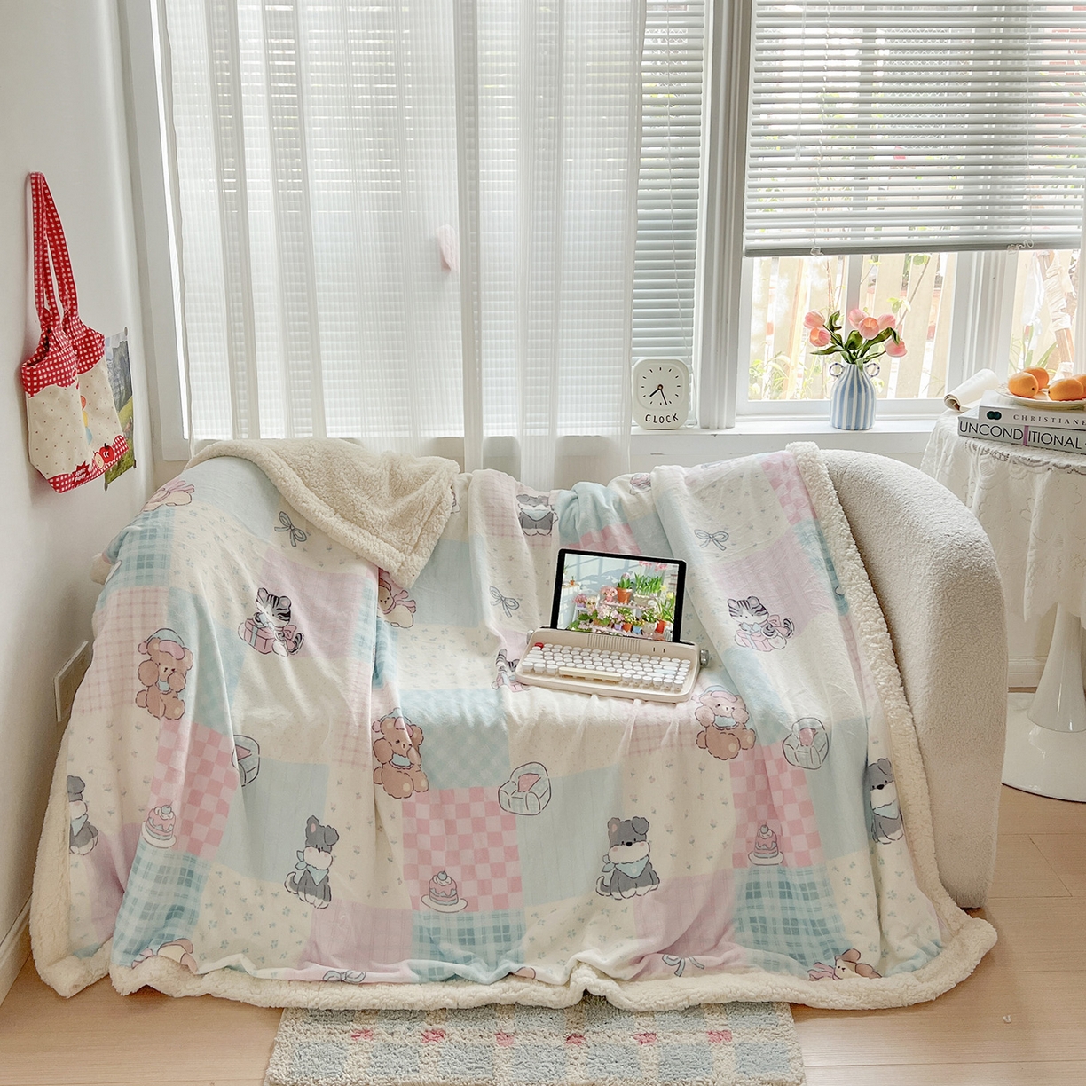 91家纺网 家纺一手货源 找家纺 （总）耀悦家纺 2025新款毛毯带拉链被套两用加厚高克重牛奶绒毯子羊羔绒