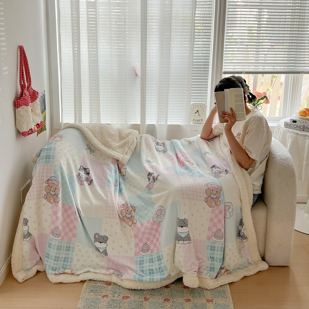 91家纺网 家纺一手货源 找家纺 （总）耀悦家纺 2025新款毛毯带拉链被套两用加厚高克重牛奶绒毯子羊羔绒