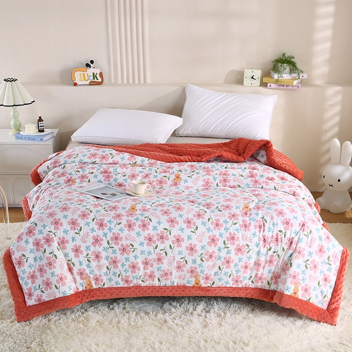 91家纺网 家纺一手货源 找家纺 （总）欧朵 2025新款A类水洗棉豆豆绒被子冬被大豆被芯春秋被冬被 幼儿园 学生宿舍 四季被空调被子