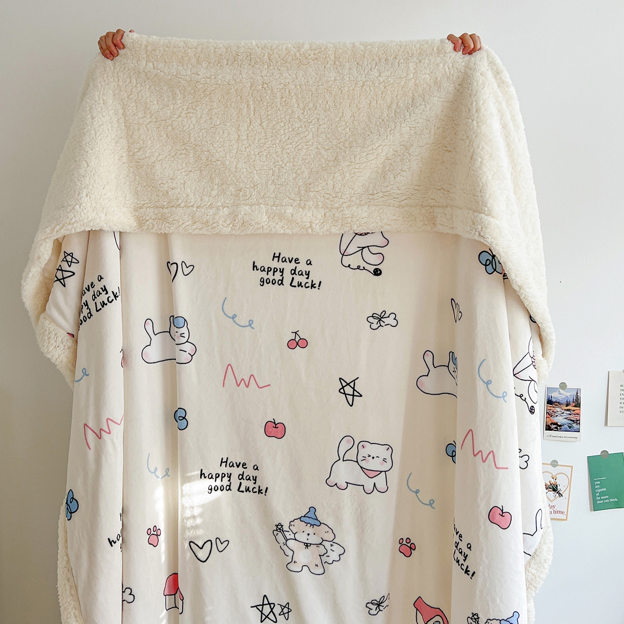 91家纺网 家纺一手货源 找家纺 （总）耀悦家纺 2025新款毛毯带拉链被套两用加厚高克重牛奶绒毯子羊羔绒