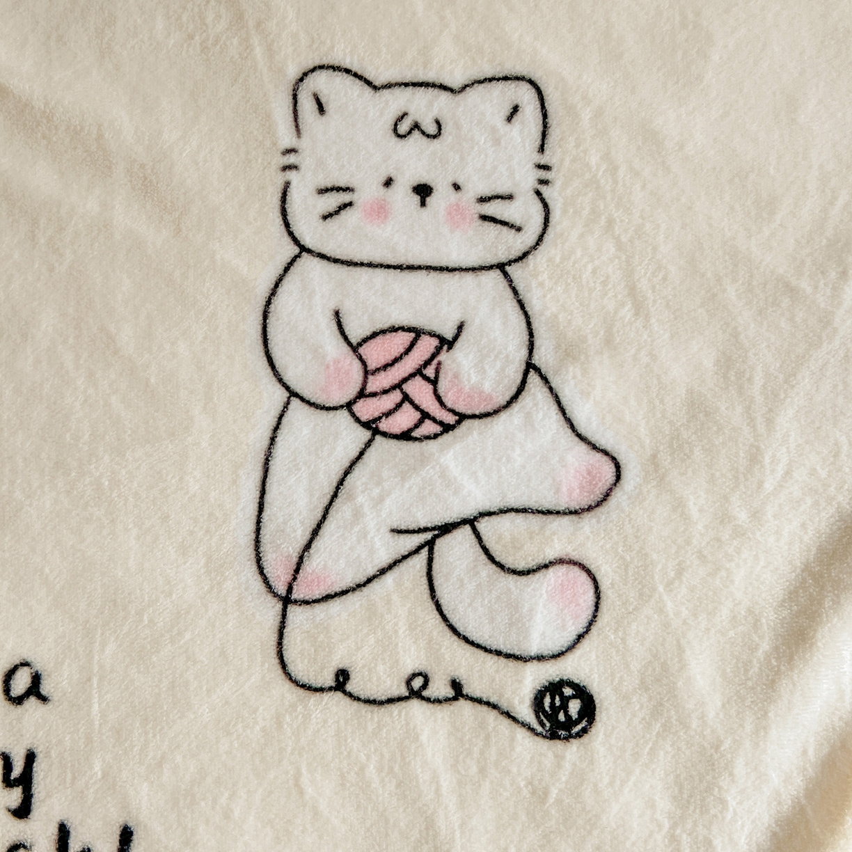 91家纺网 家纺一手货源 找家纺 耀悦家纺 2025新款毛毯带拉链被套两用加厚高克重牛奶绒毯子羊羔绒 五角星小猫