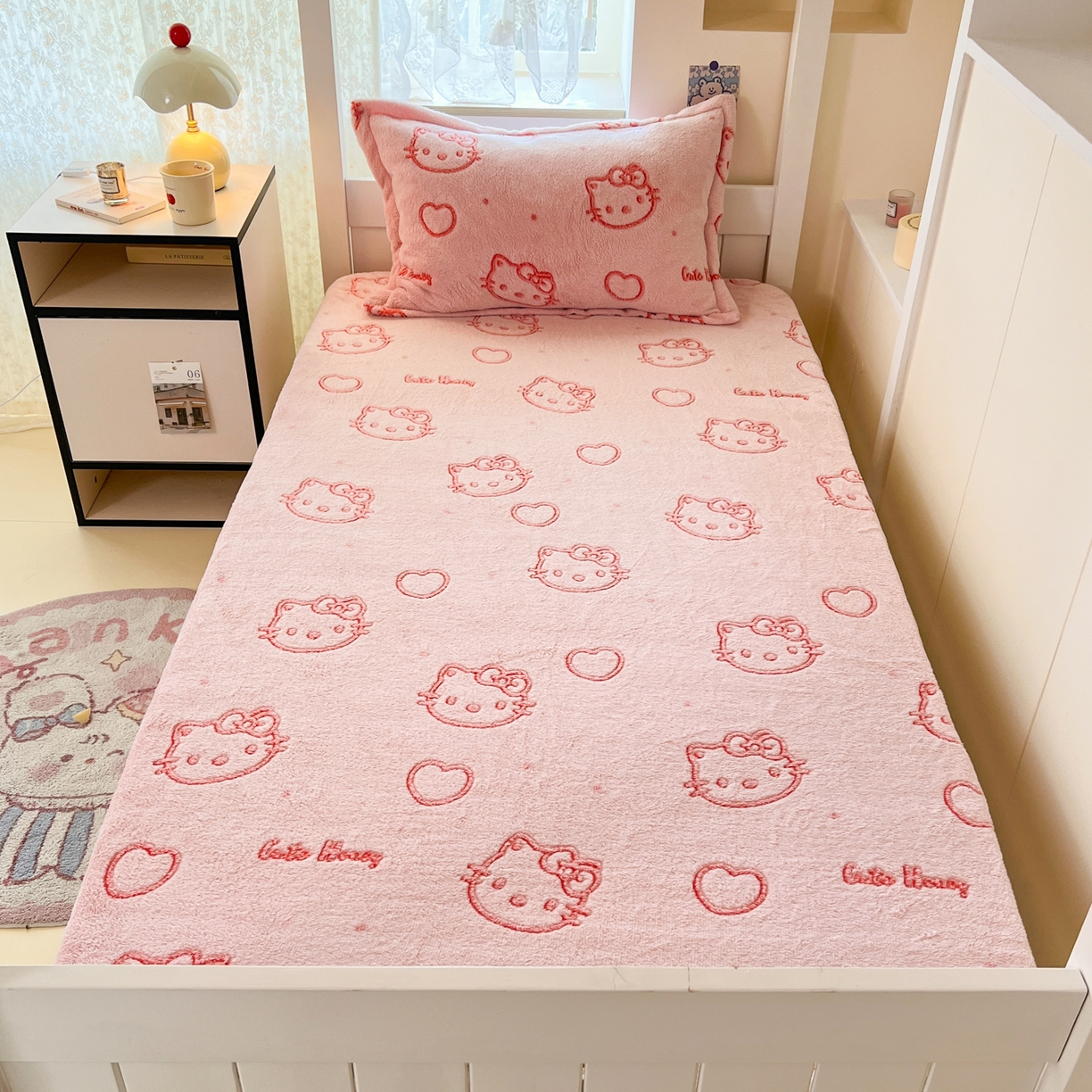 91家纺网 家纺一手货源 找家纺 （总）川悦生活 2025新款雪花绒宿舍单床笠