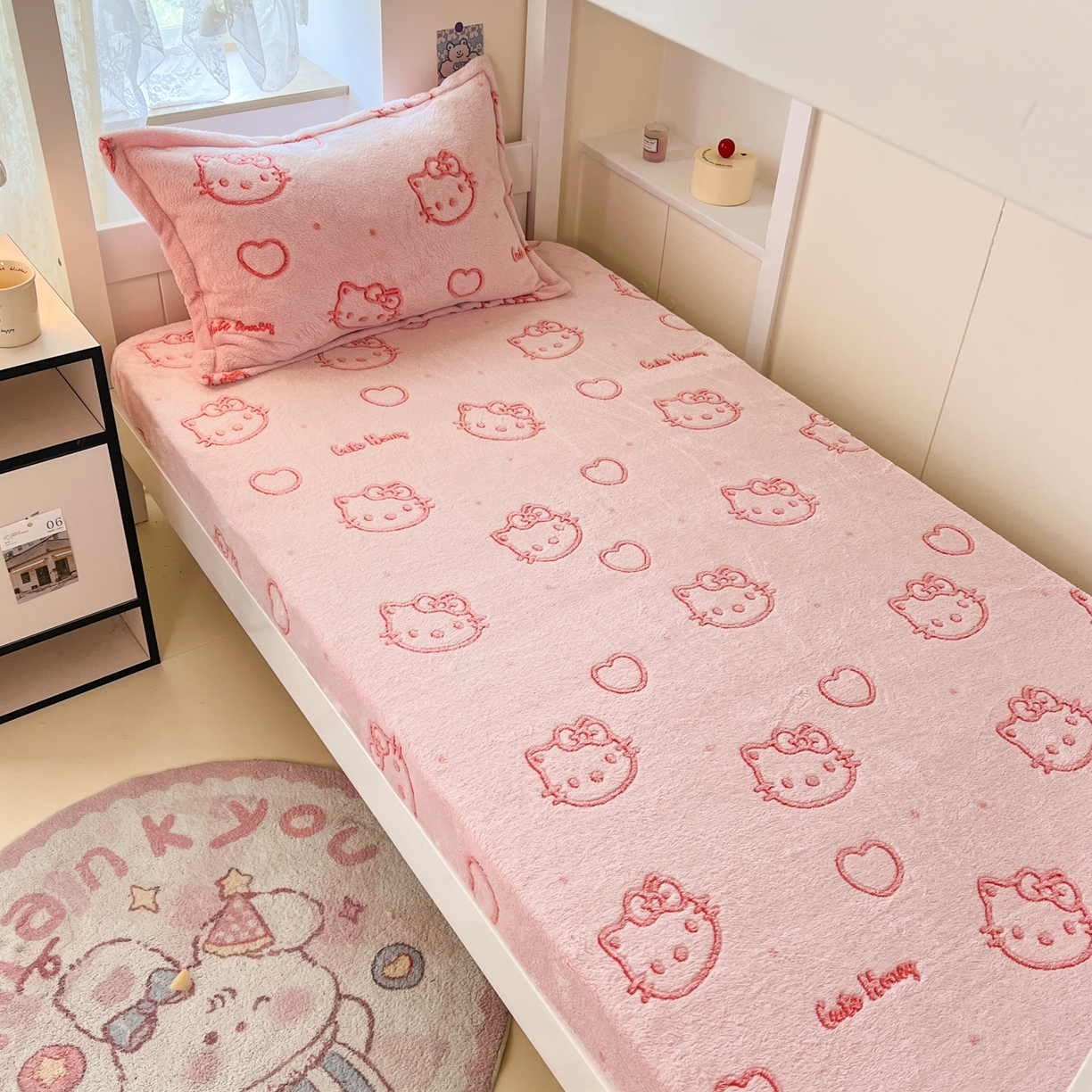 91家纺网 家纺一手货源 找家纺 （总）川悦生活 2025新款雪花绒宿舍单床笠