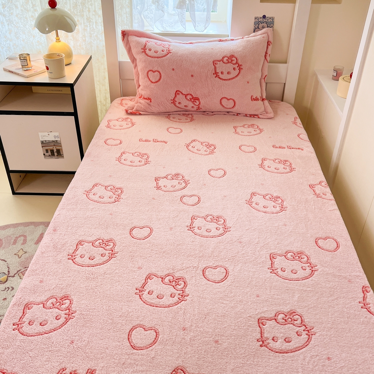 91家纺网 家纺一手货源 找家纺 （总）川悦生活 2025新款雪花绒宿舍单床笠