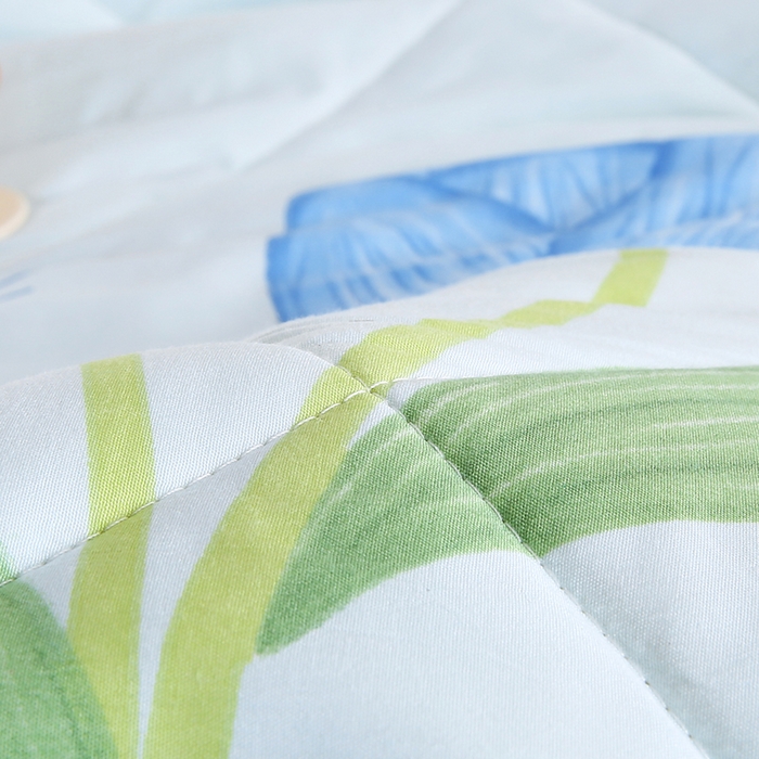 91家纺网 家纺一手货源 找家纺 欧朵 2025新款A类水洗棉豆豆绒被子冬被大豆被芯春秋被冬被 幼儿园 学生宿舍 四季被空调被子缤纷花朵