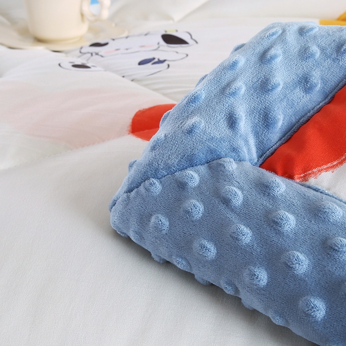 91家纺网 家纺一手货源 找家纺 欧朵 2025新款A类水洗棉豆豆绒被子冬被大豆被芯春秋被冬被 幼儿园 学生宿舍 四季被空调被子彩色气泡