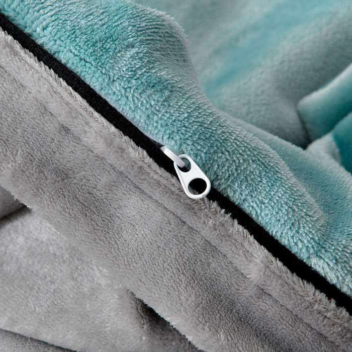 91家纺网 家纺一手货源 找家纺 馨梦缘-2025新款牛奶绒四件套 宾利蓝+浅灰