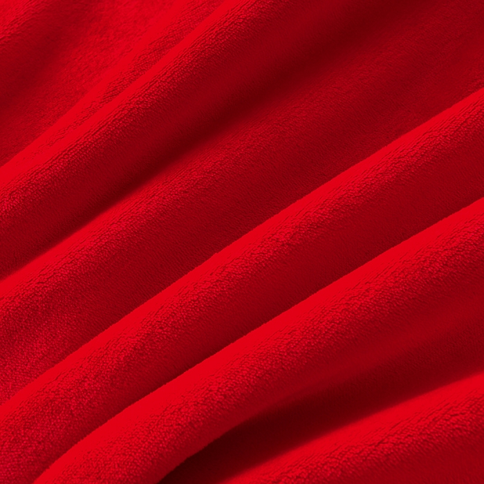 91家纺网 家纺一手货源 找家纺 馨梦缘-2025新款牛奶绒四件套 大红+深灰