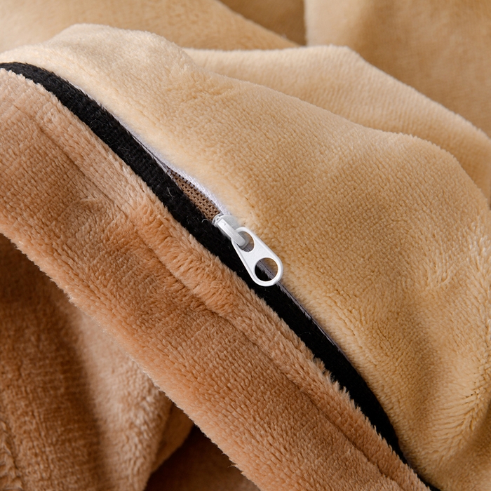 91家纺网 家纺一手货源 找家纺 馨梦缘-2025新款牛奶绒四件套 米驼+深驼