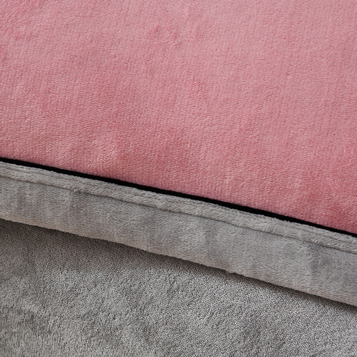 91家纺网 家纺一手货源 找家纺 馨梦缘-2025新款牛奶绒四件套 浅豆沙+浅灰