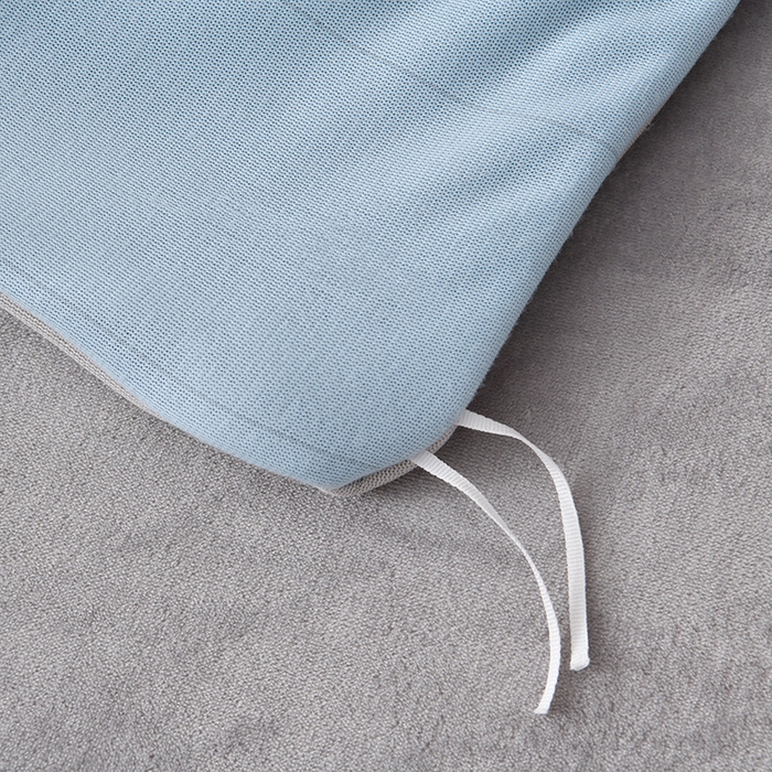 91家纺网 家纺一手货源 找家纺 馨梦缘-2025新款牛奶绒四件套 天空蓝+浅灰