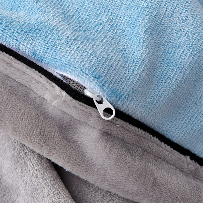 91家纺网 家纺一手货源 找家纺 馨梦缘-2025新款牛奶绒四件套 天空蓝+浅灰