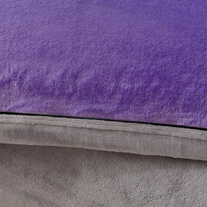 91家纺网 家纺一手货源 找家纺 馨梦缘-2025新款牛奶绒四件套 香芋紫+浅灰