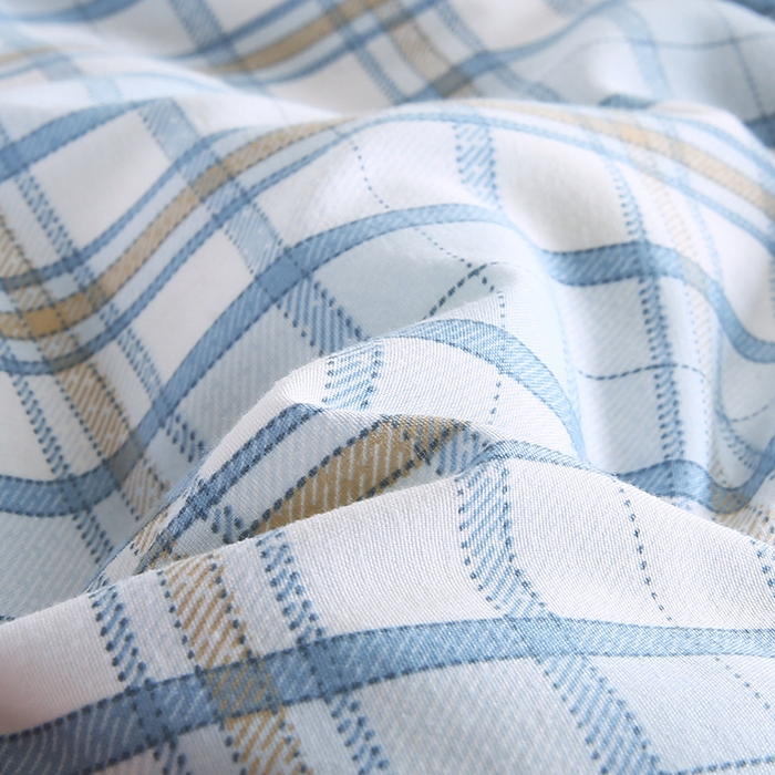 91家纺网 家纺一手货源 找家纺 欧朵 2025新款A类水洗棉豆豆绒被子冬被大豆被芯春秋被冬被 幼儿园 学生宿舍 四季被空调被子蓝大格