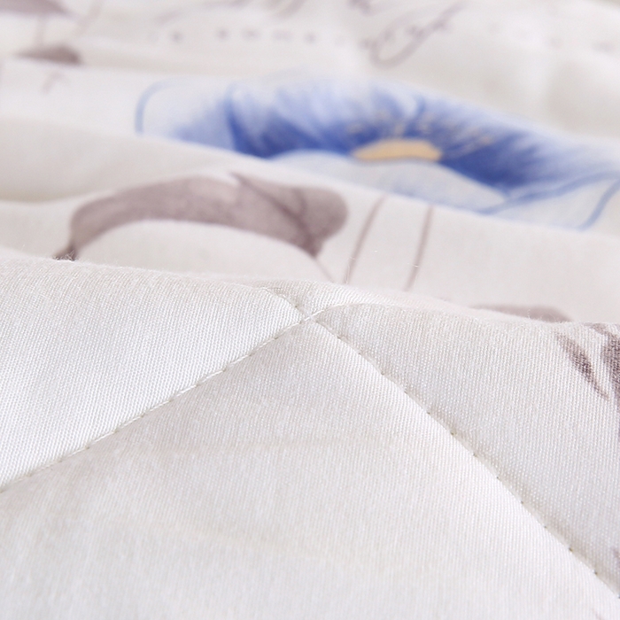 91家纺网 家纺一手货源 找家纺 欧朵 2025新款A类水洗棉豆豆绒被子冬被大豆被芯春秋被冬被 幼儿园 学生宿舍 四季被空调被子墨妍