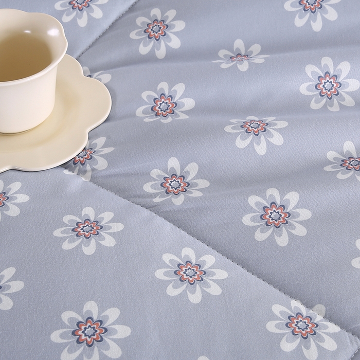 91家纺网 家纺一手货源 找家纺 欧朵 2025新款A类水洗棉豆豆绒被子冬被大豆被芯春秋被冬被 幼儿园 学生宿舍 四季被空调被子朴雅