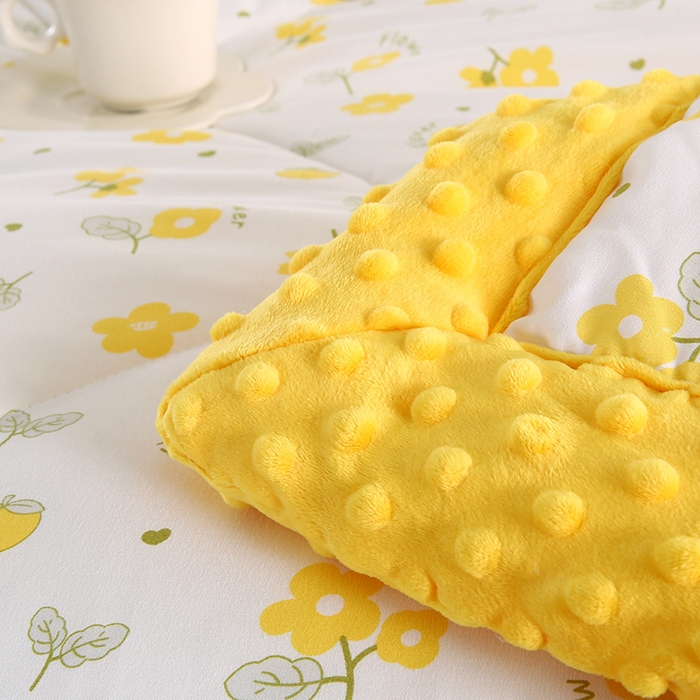 91家纺网 家纺一手货源 找家纺 欧朵 2025新款A类水洗棉豆豆绒被子冬被大豆被芯春秋被冬被 幼儿园 学生宿舍 四季被空调被子浅兮