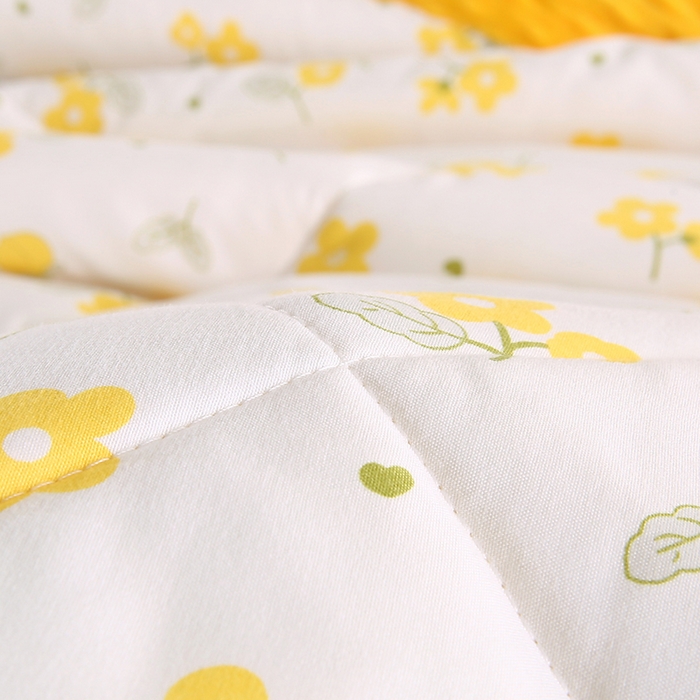 91家纺网 家纺一手货源 找家纺 欧朵 2025新款A类水洗棉豆豆绒被子冬被大豆被芯春秋被冬被 幼儿园 学生宿舍 四季被空调被子浅兮