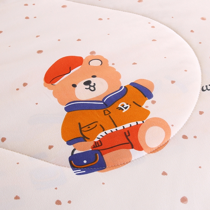 91家纺网 家纺一手货源 找家纺 欧朵 2025新款A类水洗棉豆豆绒被子冬被大豆被芯春秋被冬被 幼儿园 学生宿舍 四季被空调被子清新小熊