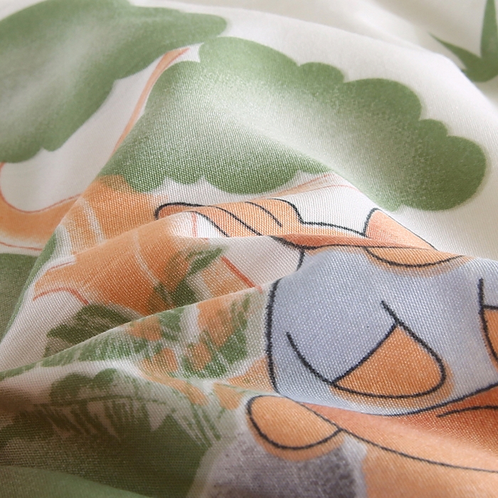 91家纺网 家纺一手货源 找家纺 欧朵 2025新款A类水洗棉豆豆绒被子冬被大豆被芯春秋被冬被 幼儿园 学生宿舍 四季被空调被子森林小熊