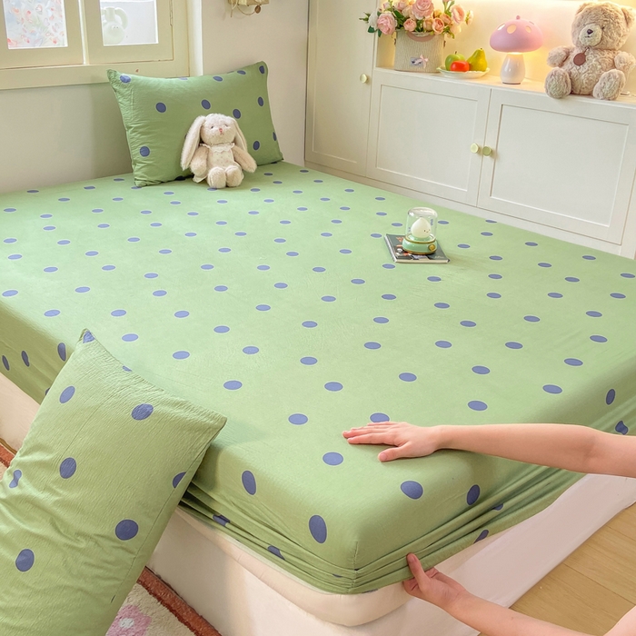 91家纺网 家纺一手货源 找家纺 （总）玉海棠家纺 2025新款直播爆款双层纱床笠三件套