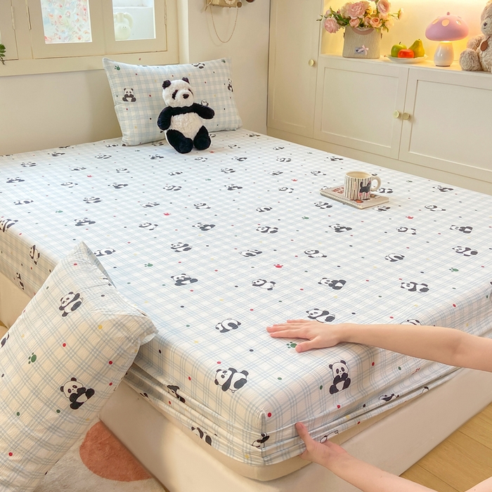 91家纺网 家纺一手货源 找家纺 （总）玉海棠家纺 2025新款直播爆款双层纱床笠三件套