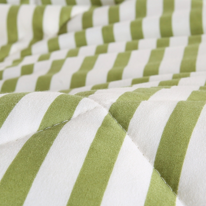 91家纺网 家纺一手货源 找家纺 欧朵 2025新款A类水洗棉豆豆绒被子冬被大豆被芯春秋被冬被 幼儿园 学生宿舍 四季被空调被子甜辣风-抹绿条