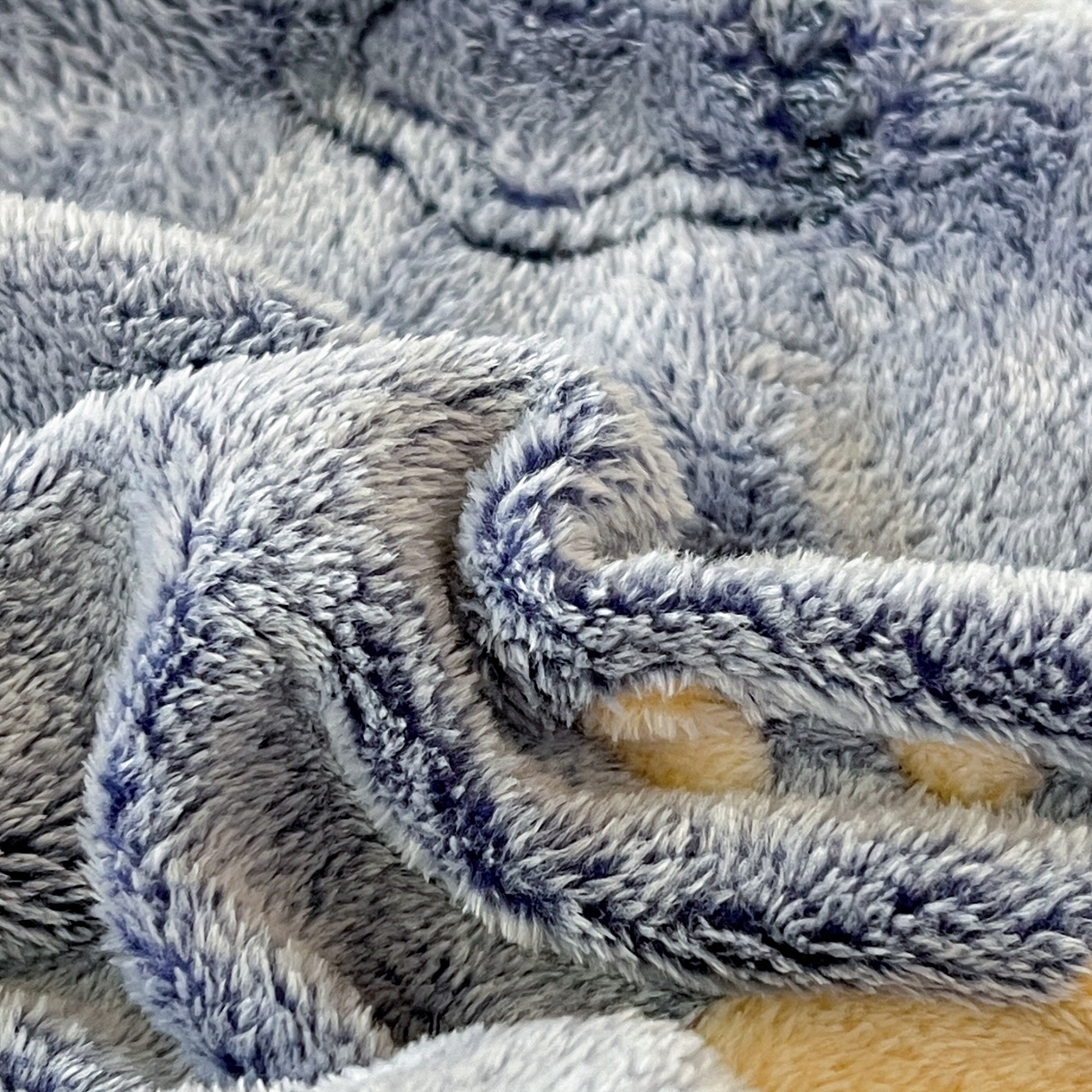 91家纺网 家纺一手货源 找家纺 川悦生活 2025新款雪花绒宿舍单床笠 床笠藏蓝星宇