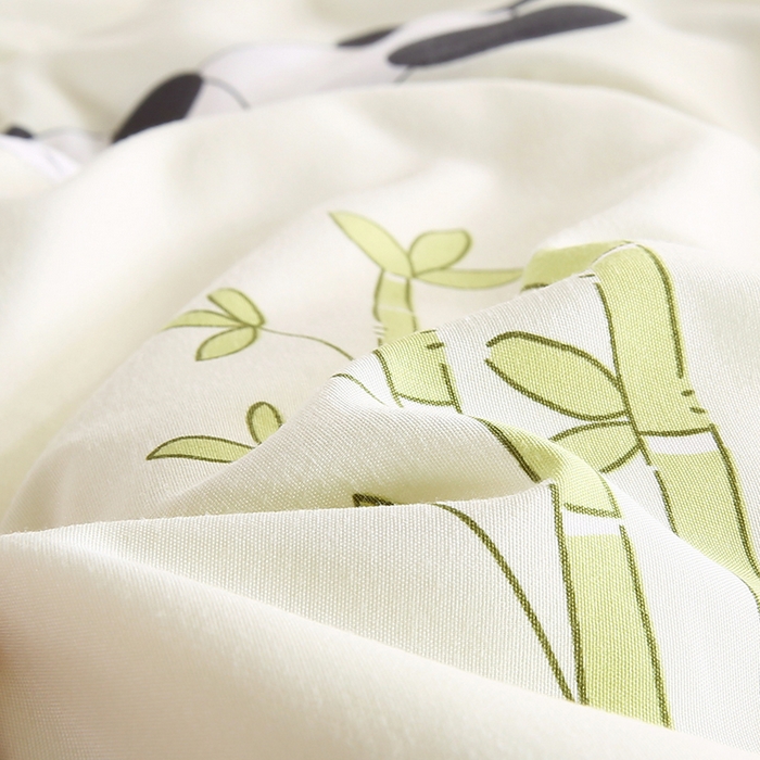 91家纺网 家纺一手货源 找家纺 欧朵 2025新款A类水洗棉豆豆绒被子冬被大豆被芯春秋被冬被 幼儿园 学生宿舍 四季被空调被子熊猫竹竹