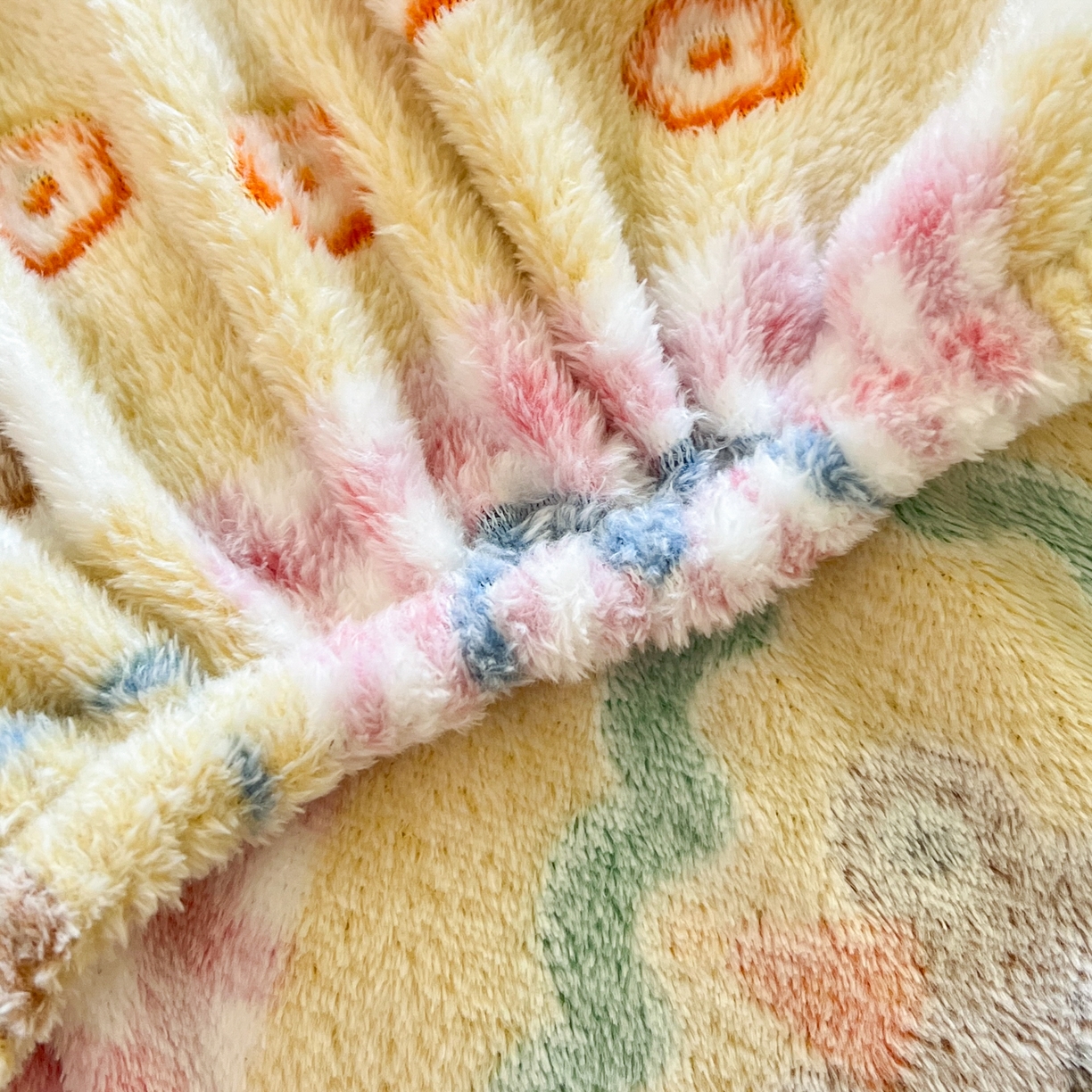 91家纺网 家纺一手货源 找家纺 川悦生活 2025新款雪花绒宿舍单床笠 床笠嘎嘎小熊