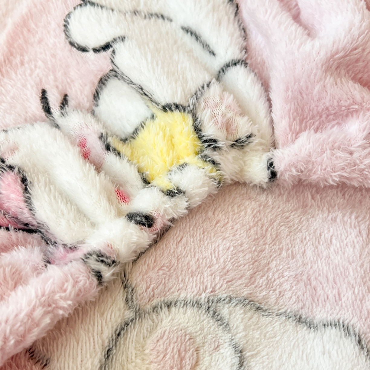 91家纺网 家纺一手货源 找家纺 川悦生活 2025新款雪花绒宿舍单床笠 床笠甜梦小猫