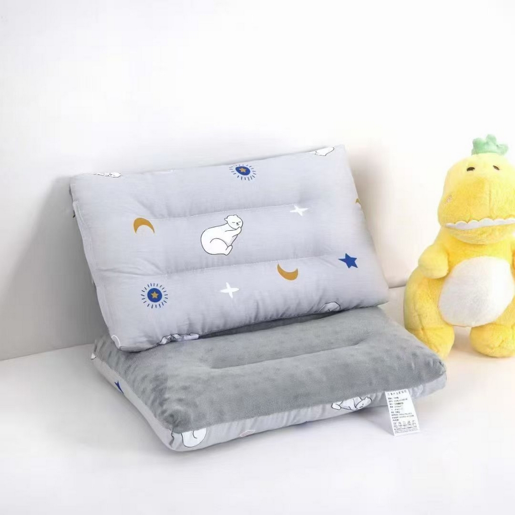 91家纺网 家纺一手货源 找家纺 云熙枕业 2025新款儿童全棉豆豆枕 枕头枕芯 日月熊