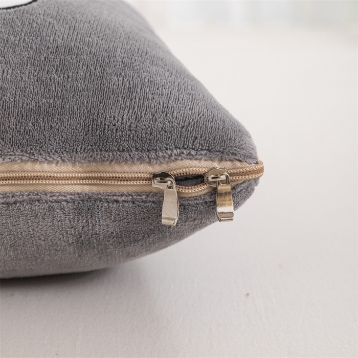 91家纺网 家纺一手货源 找家纺 哩哩熊 2025新款抱枕被子两用加厚二合一汽车载枕头办公室午睡毯子冬天靠枕-长耳兔系列 长耳兔-烟灰