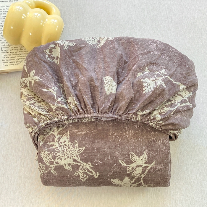 91家纺网 家纺一手货源 找家纺 玉海棠家纺 2025新款直播爆款双层纱床笠三件套 月华秀影