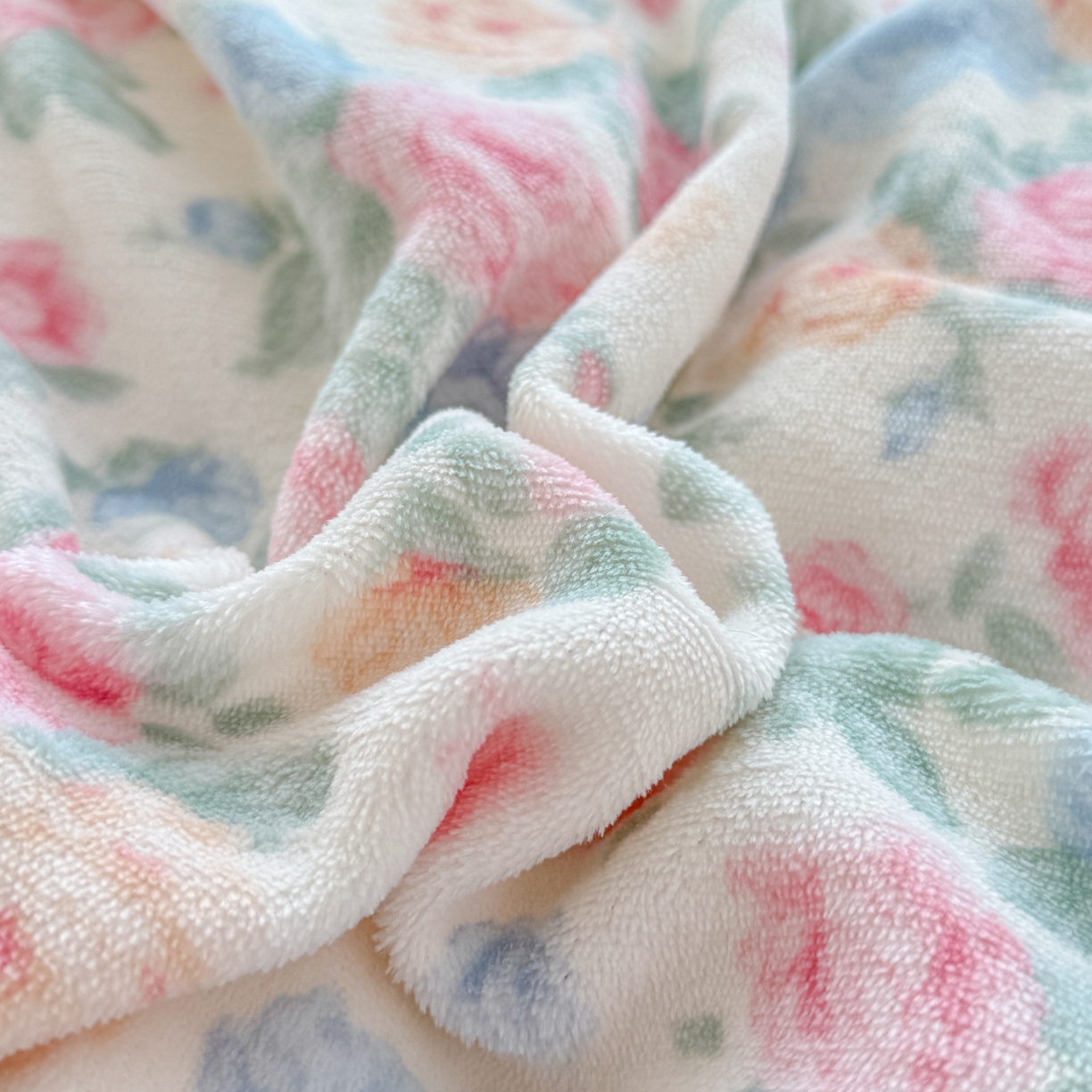 91家纺网 家纺一手货源 找家纺 橘子家 2025轻奢法式花边公主风婴儿绒牛奶绒高克重四件套 花间梦