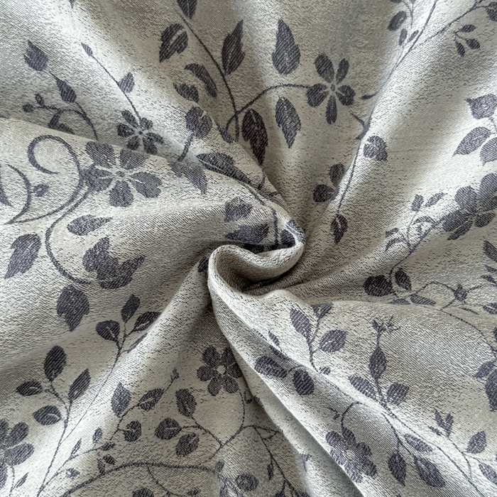 91家纺网 家纺一手货源 找家纺 言一 2025新款A类100支陶瓷轻磨毛新疆长绒棉纯棉全棉提花四件套 花影摇枝-蓝