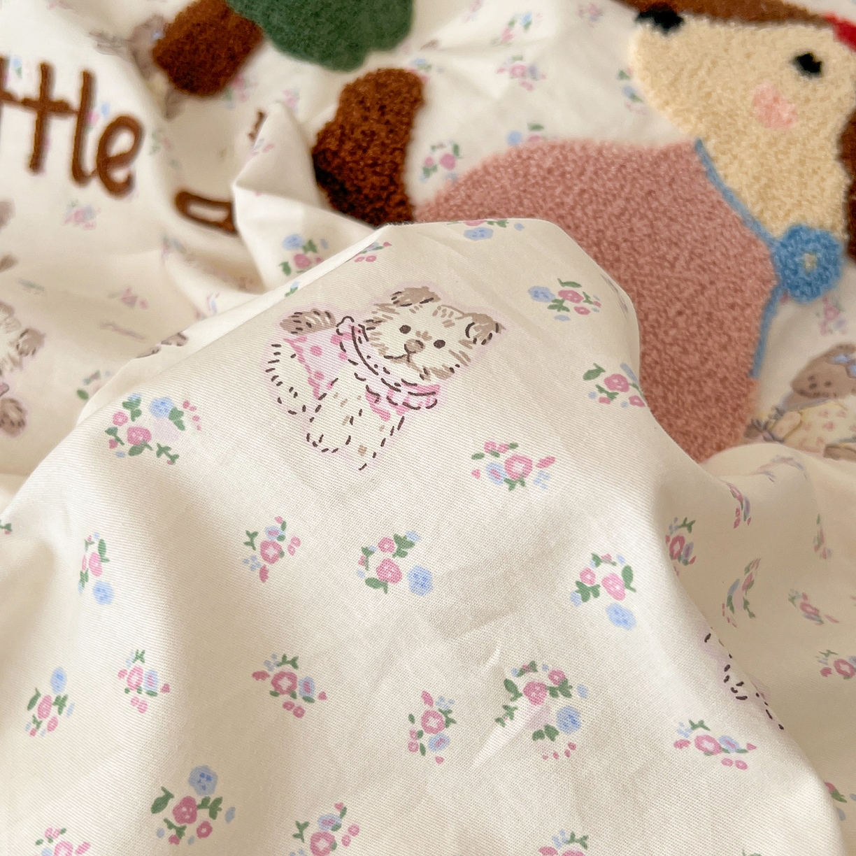 91家纺网 家纺一手货源 找家纺 舒居家纺 2025新款13070全棉纯棉毛巾绣床笠单品床笠单件单床笠 可米宝贝